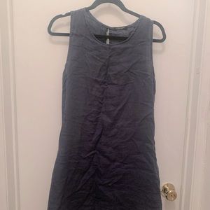 Linen shift dress